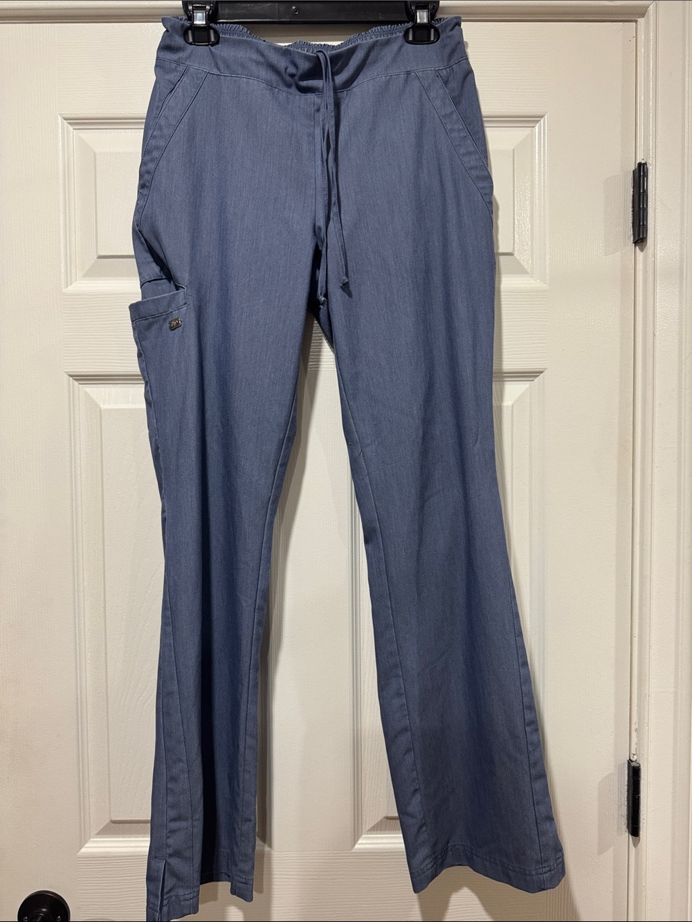 Grey's Anatomy Women's Light Blue Drawstring Scrub Pants